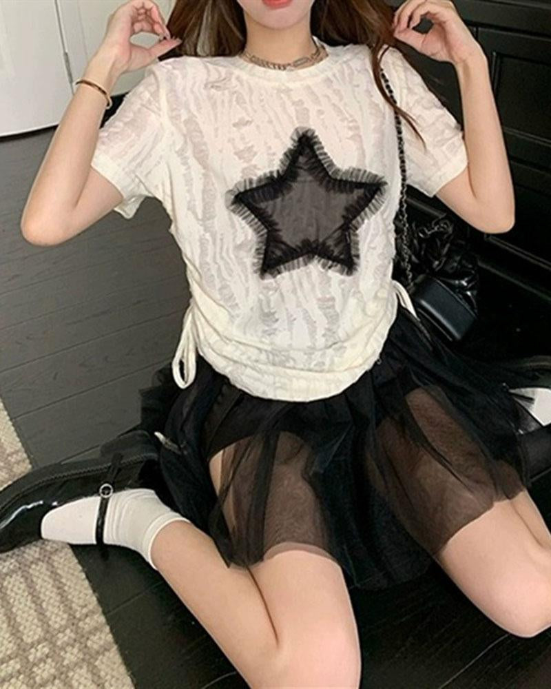 Patch Grunge Star T-Shirt