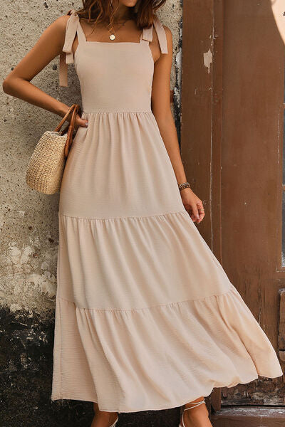 Perfect Summer Maxi Slit Hem Dress