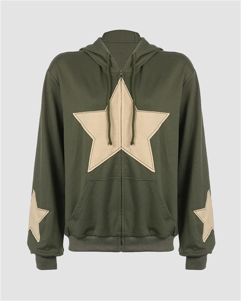 Anomaly Star Trio Zip Hoodie