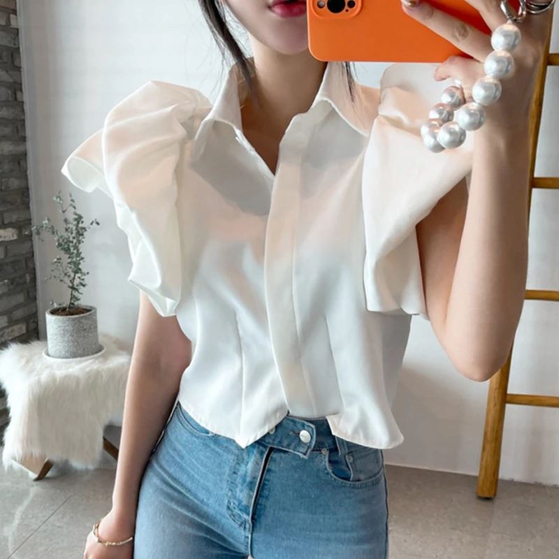 The Mavis Short Sleeve Blouse - Multiple Colors