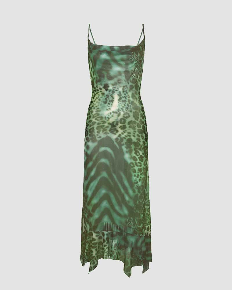 Wild Forest Maxi Dress