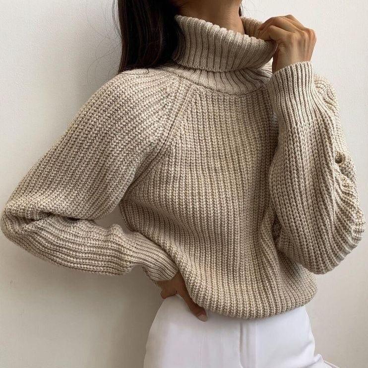 Léane Turtleneck Knitted Sweater