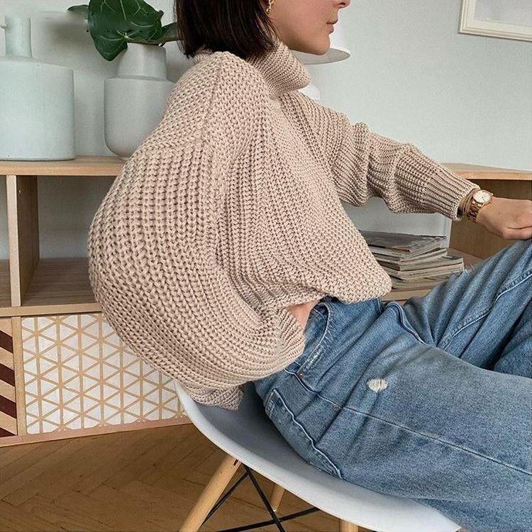 Léane Turtleneck Knitted Sweater