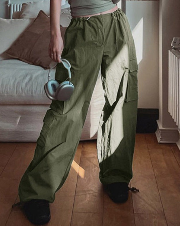 Crystalline Oversized Cargo Pants