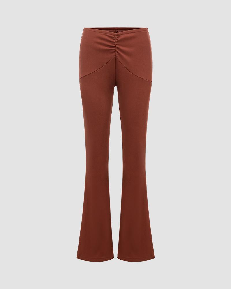 Foggness High Waisted Flared Pants