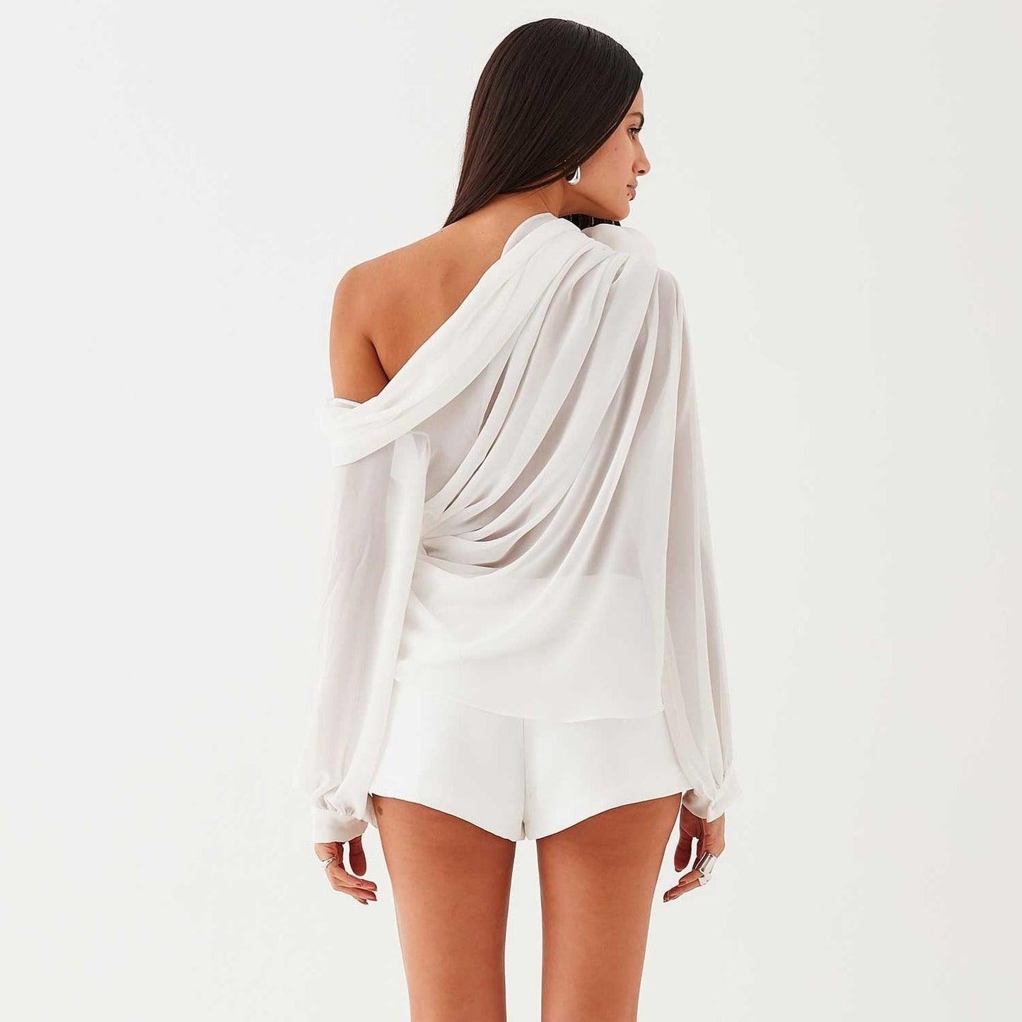 Fab-u-la's Asymmetrical Draped Blouse