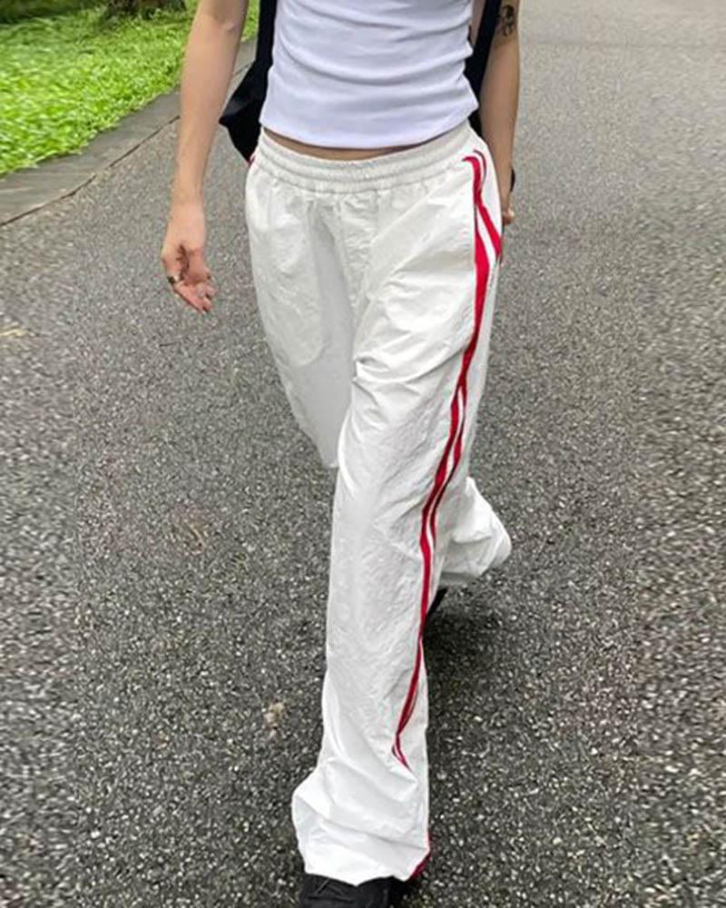 Oversized Track Parachute Pants