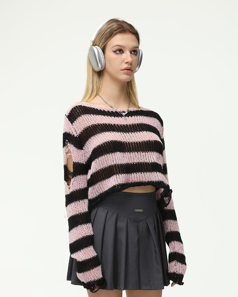 Coggler Striped Knit Jumper