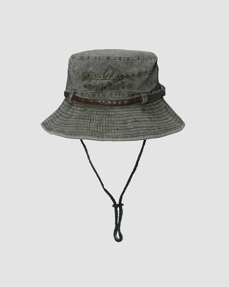 Gone Fishing Belted Bucket Hat