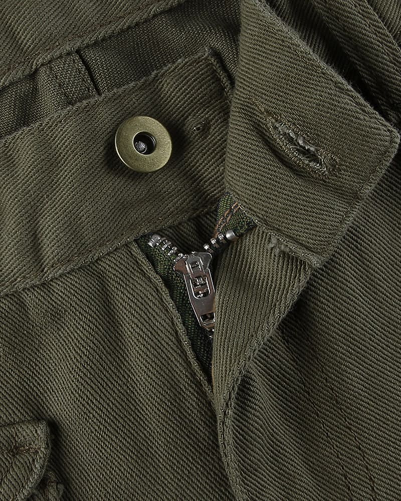 Belt Looped Waist Cargo Pants