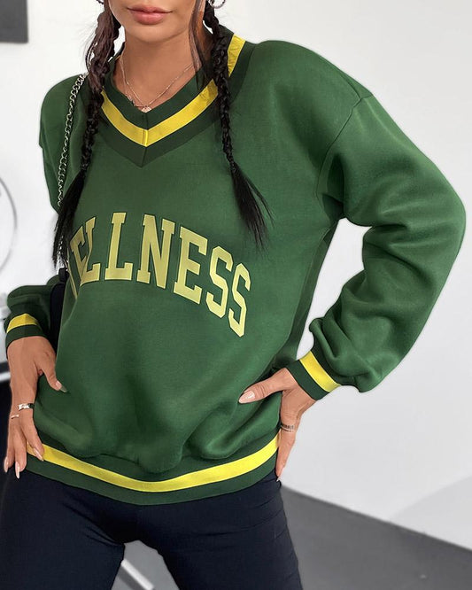 Wellness Contrast Color Jumper