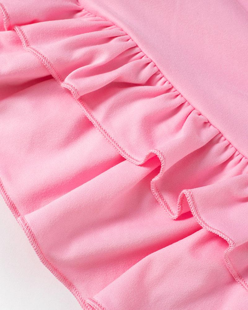 Pinky Rosebud Mini Skirt