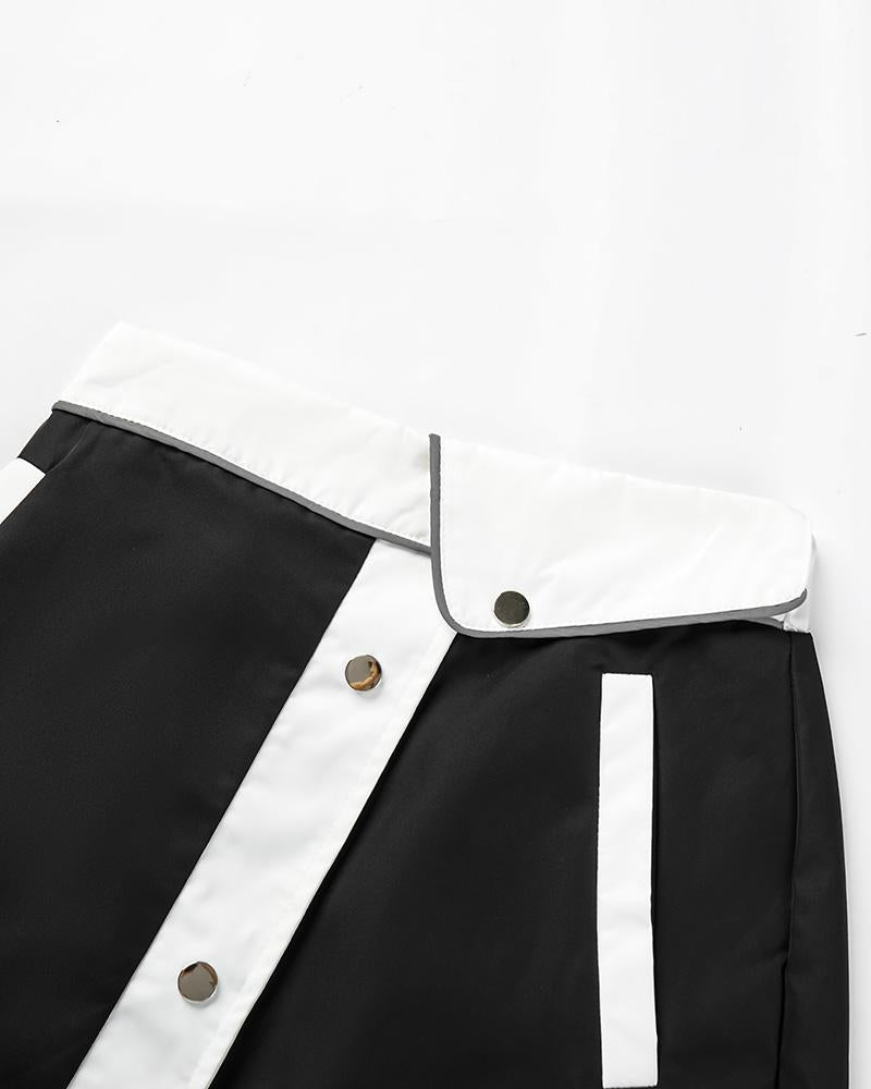 Gcimzero Cityjump Biker Button Skirt