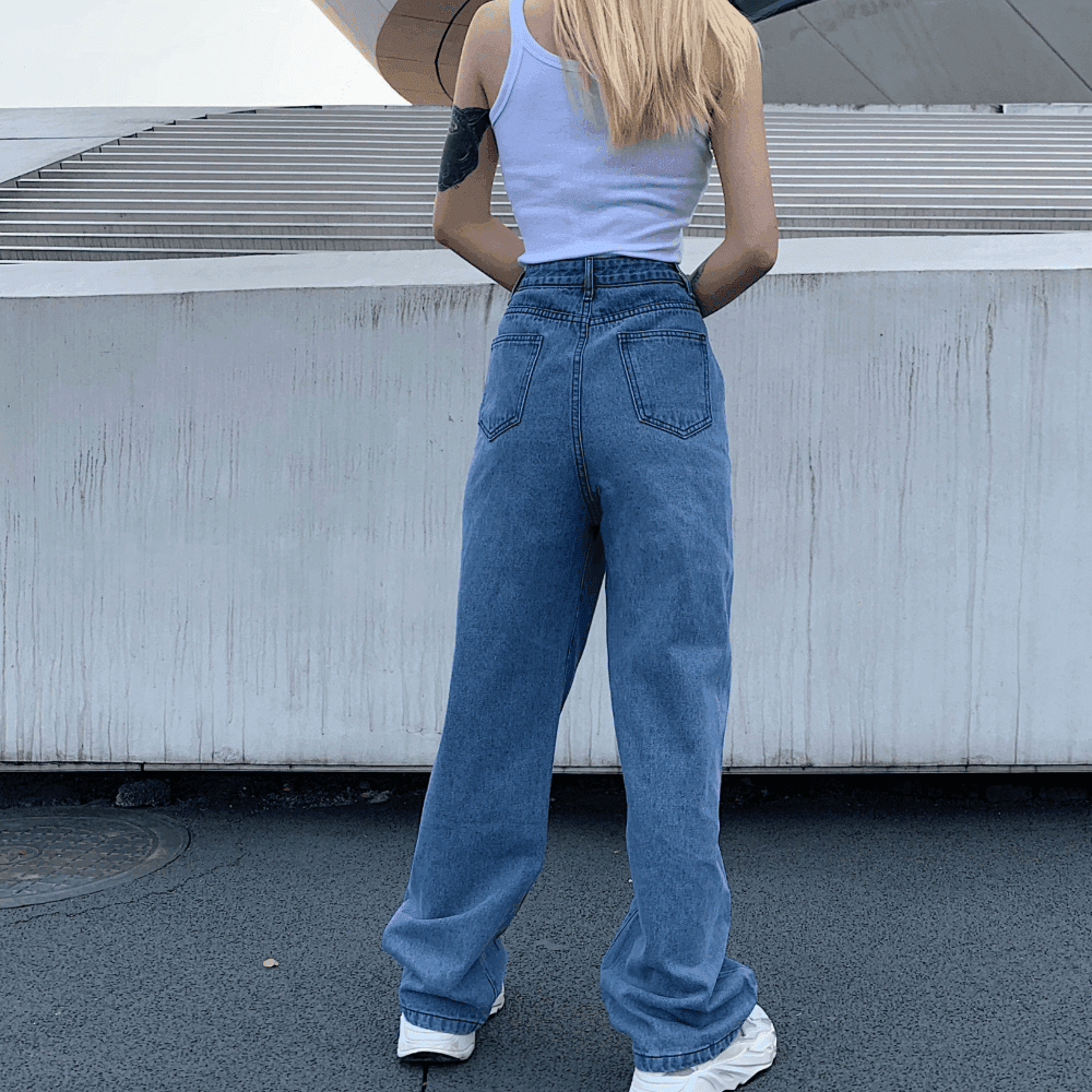 Waleria High Waist Baggy Jeans