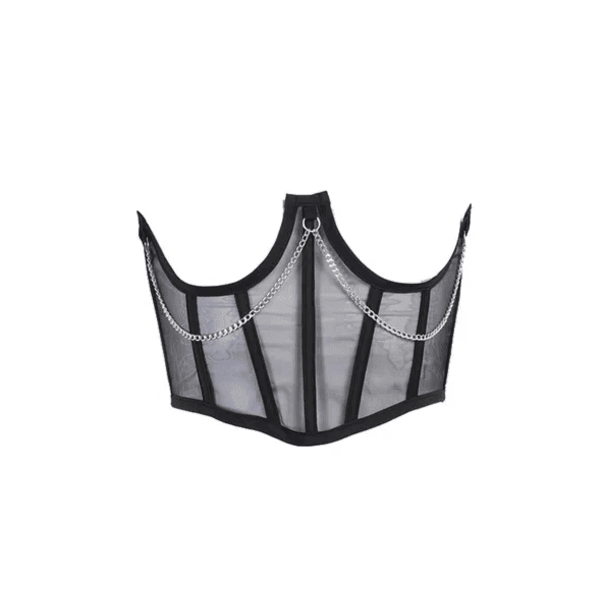 Rosalie Transparent Mesh Waist Corset