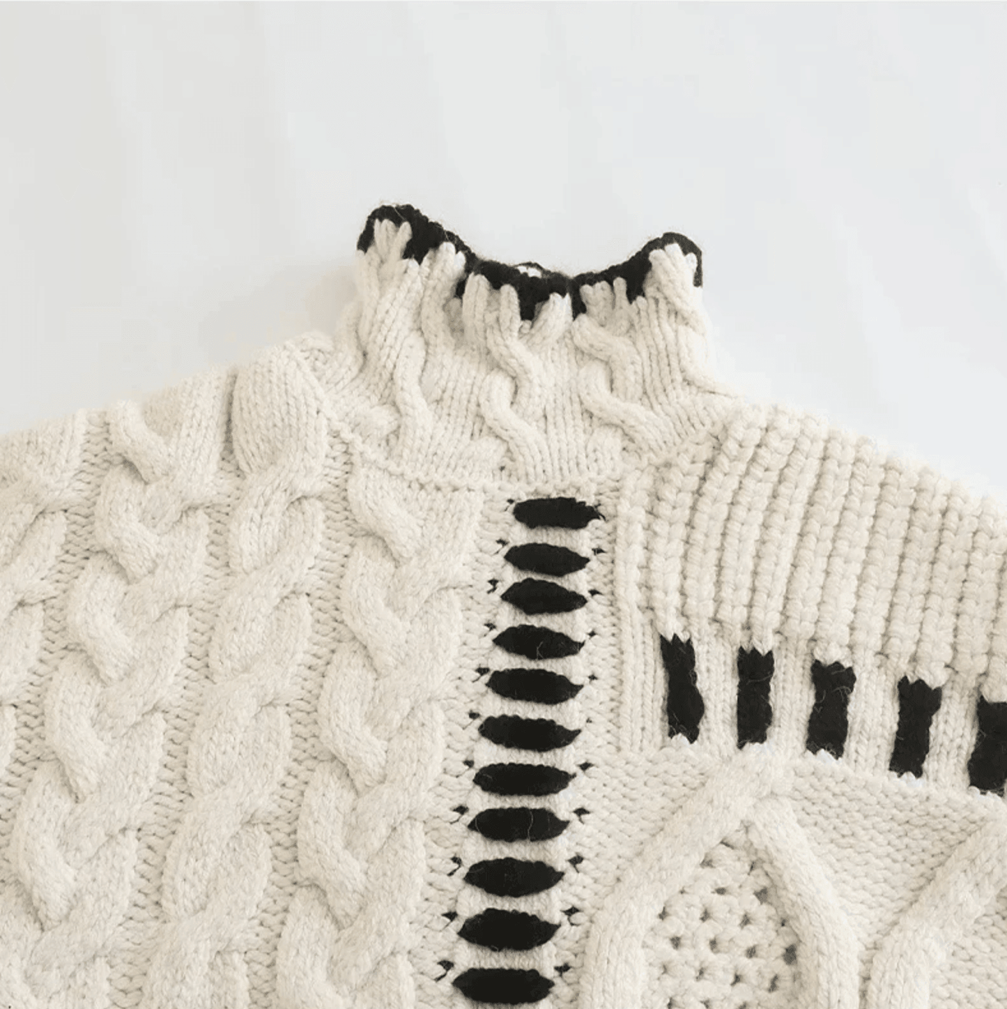 Cozy Impression Turtleneck Loose Sweater