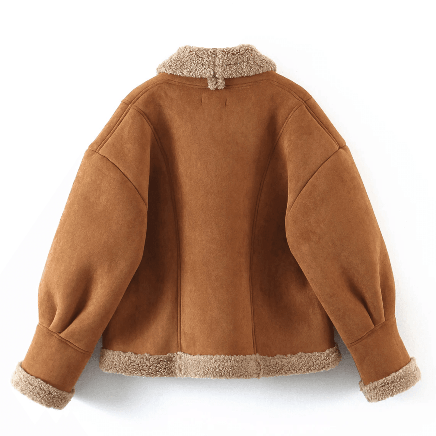 Golden Bean Lambswool Suede Jacket