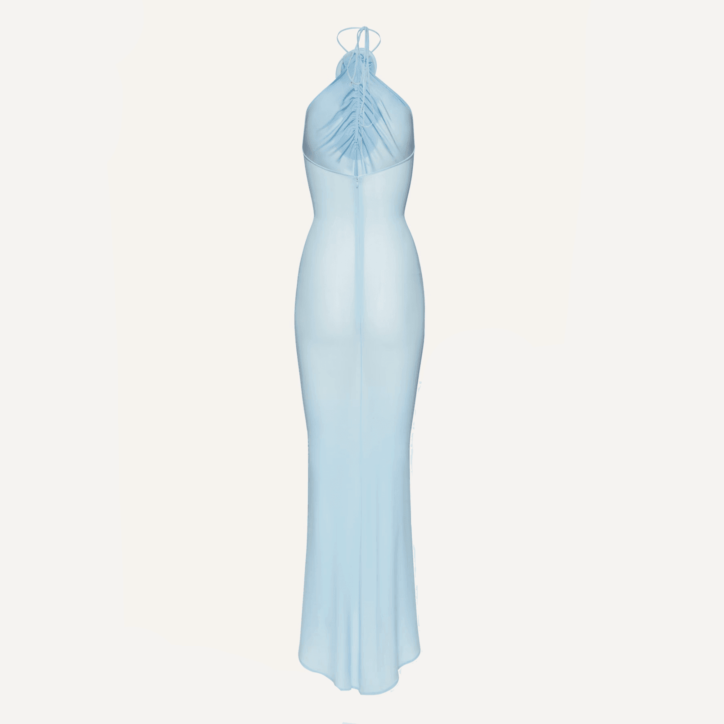 Color Me Blue Mesh Maxi Dress