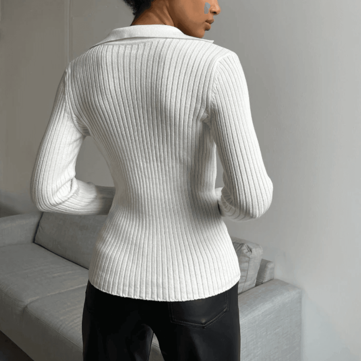 Light Touch Long Sleeve Knitted Top