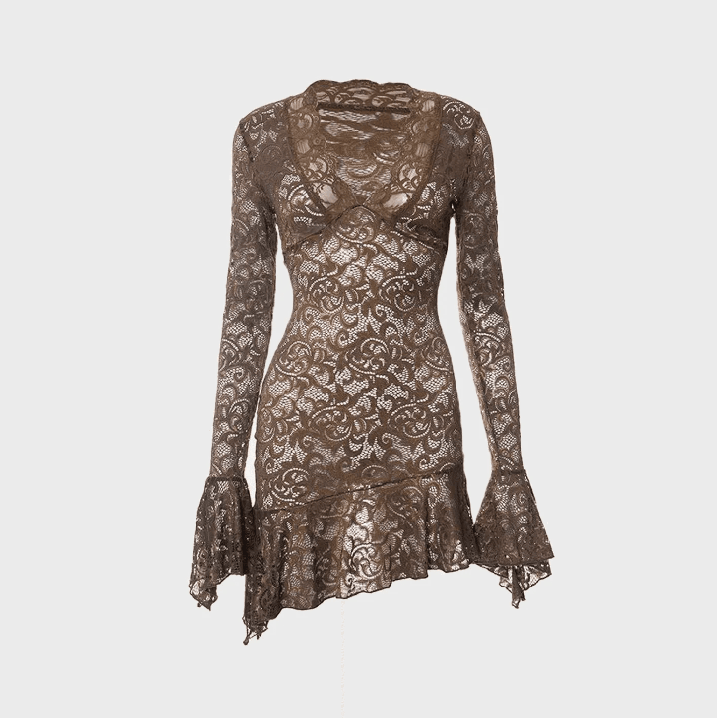 Dance On My Own Lace Mini Dress