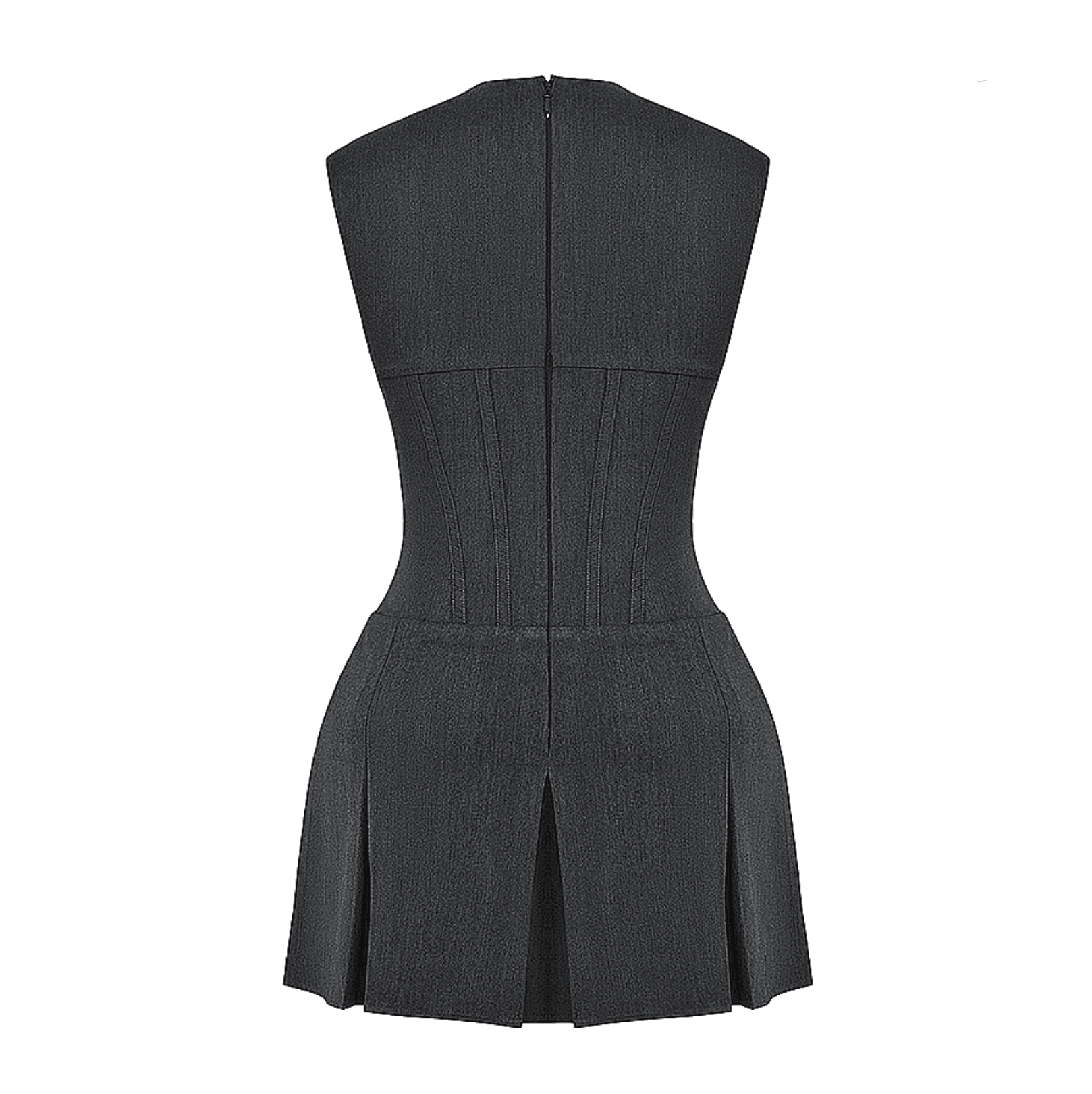 Timeless Crush Pleated Corset Mini Dress