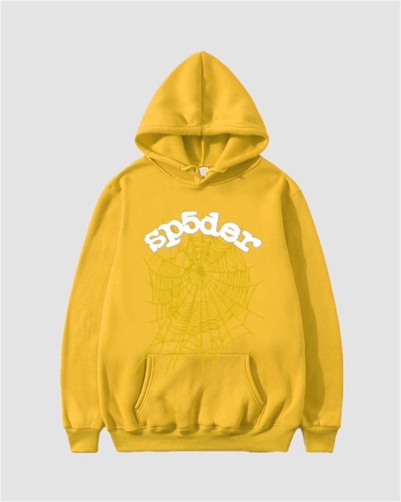 Letter Spider Print Hoodie