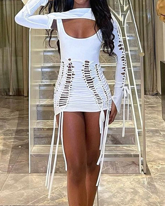 Music Festival Cut Out Bodycon Dress