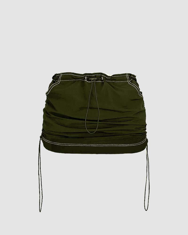 Moonlit Cargo Mini Skirt