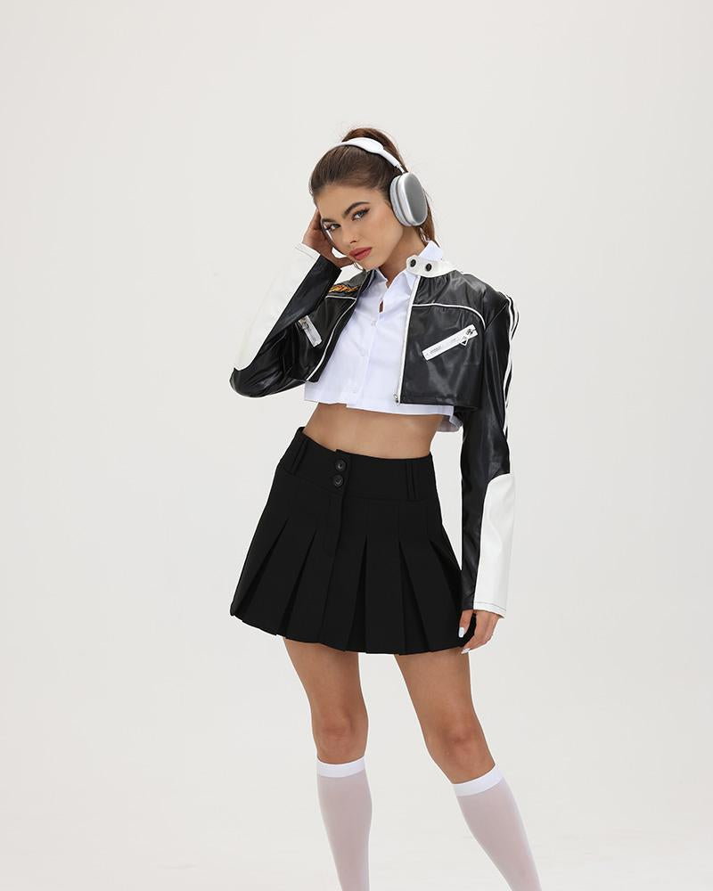 Cropped Racergirl Jacket