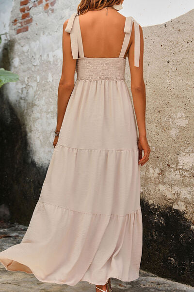 Perfect Summer Maxi Slit Hem Dress