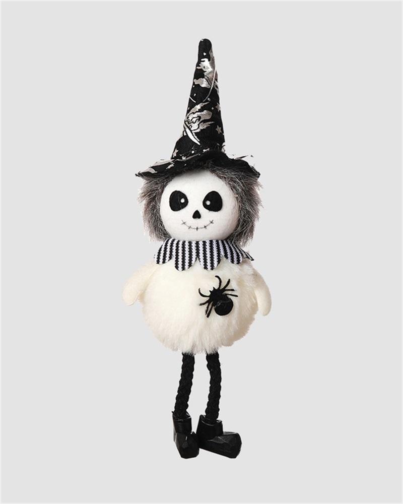 Halloween Witch and Ghost Skeleton Doll Pendant