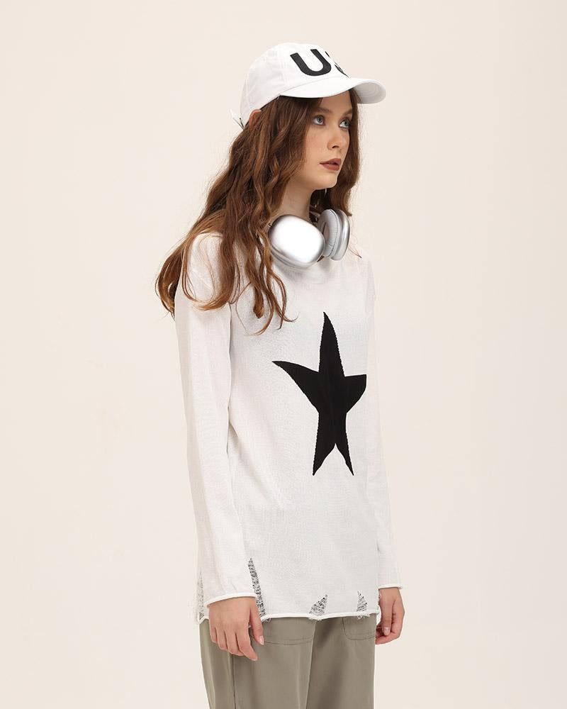 Artificer Graphic Star Knit Sweater