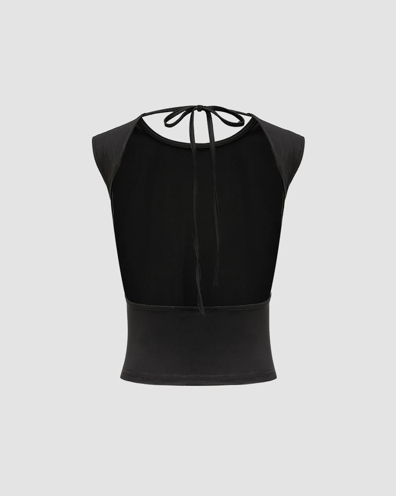 Silac Backless Top