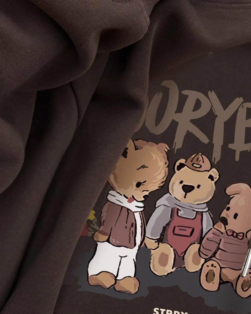 Little Bear Printed Hoodie