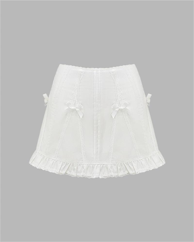 K-Pop Star Lace Mini Skirt