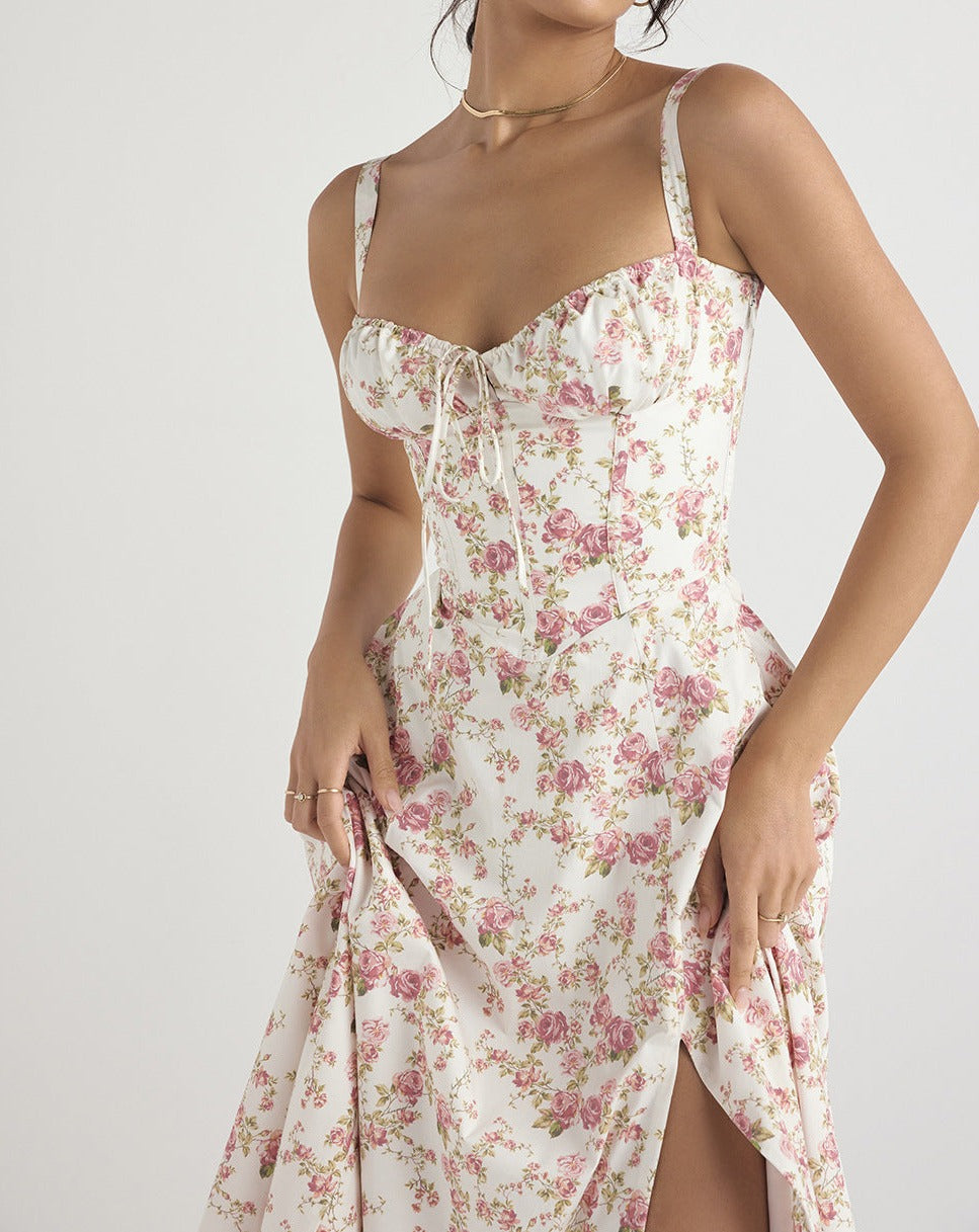 Lapetus Floral Midi Cami Dress