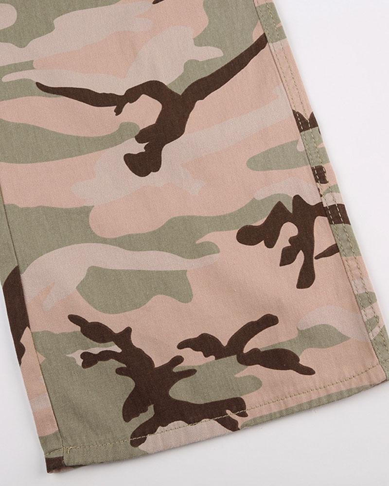 Desert Camouflage Drawstring Pants