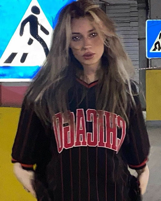 Chicago Sporty Oversized T-Shirt