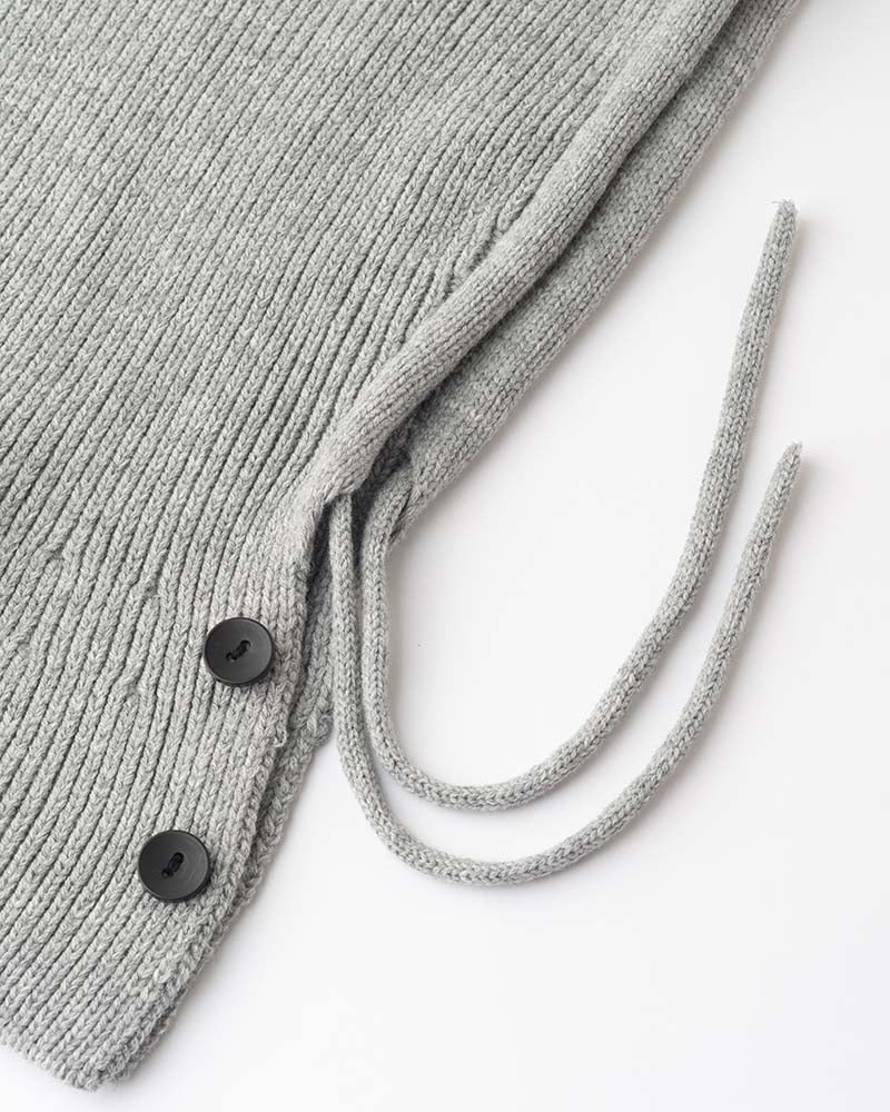 Button Up Knitted Hood