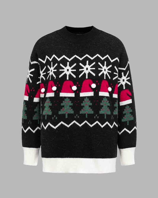 Festive Glen Graphic Jumper