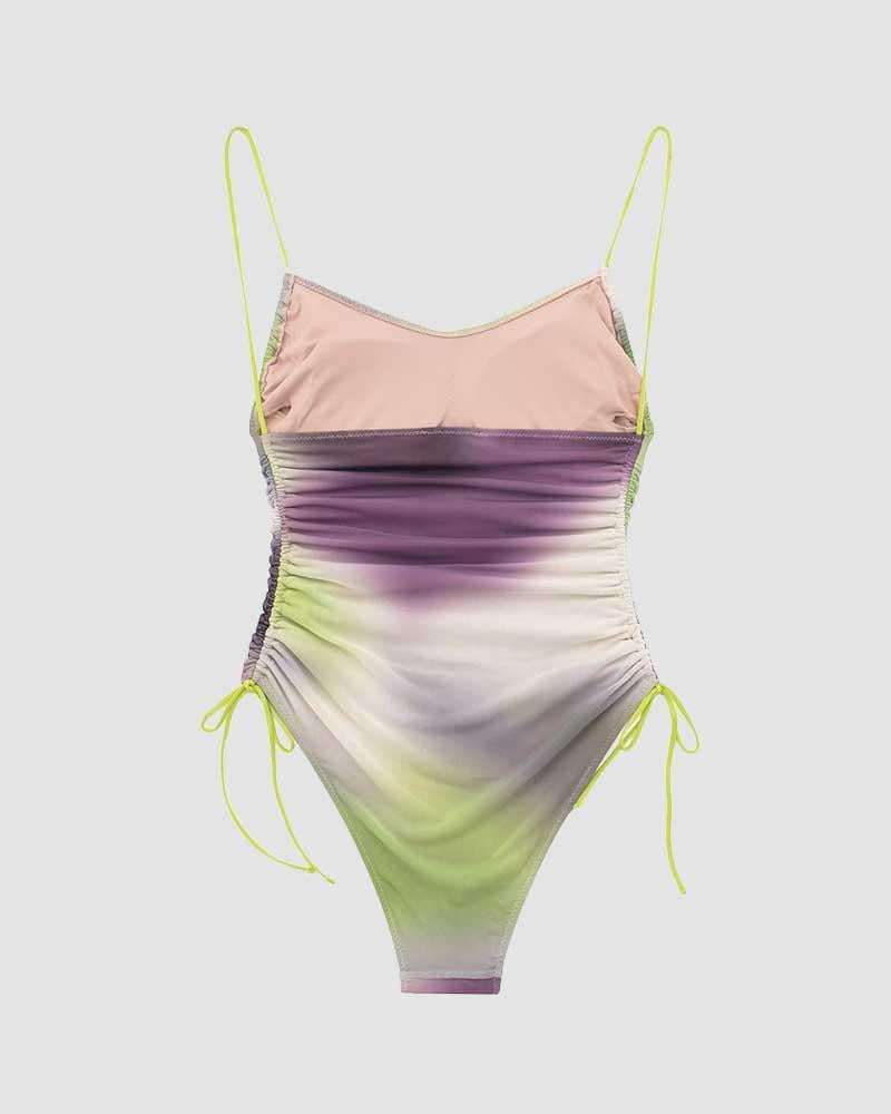 Constantia Amethyst Abstract Swimsuit