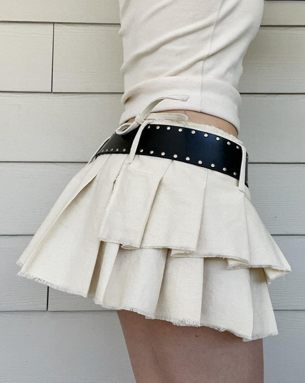 Cirmore Micro Mini Denim Skirt