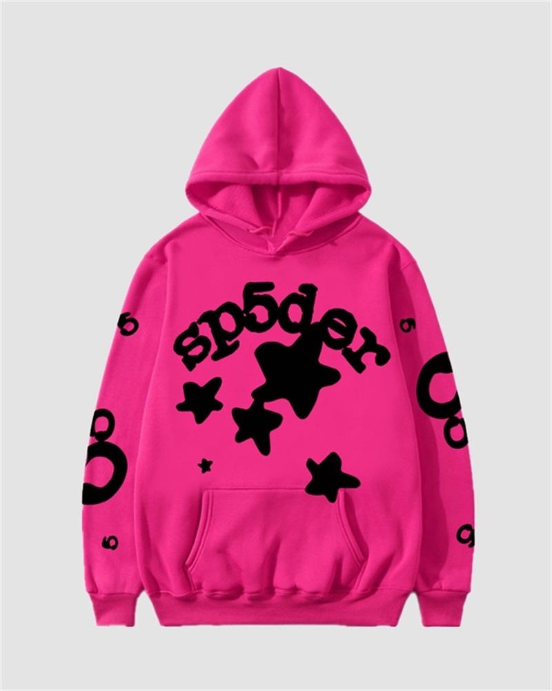 Spider Star Print Hoodie