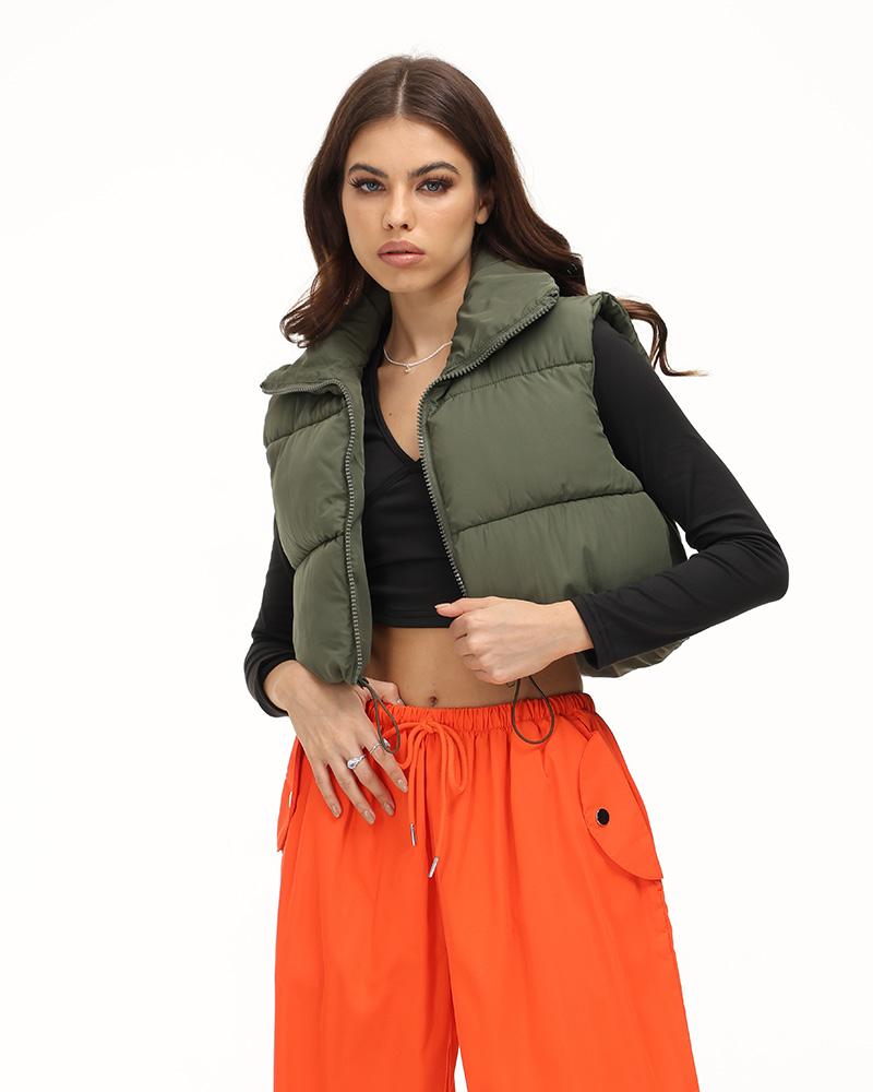 Greenwich Cropped Puffer Jacket