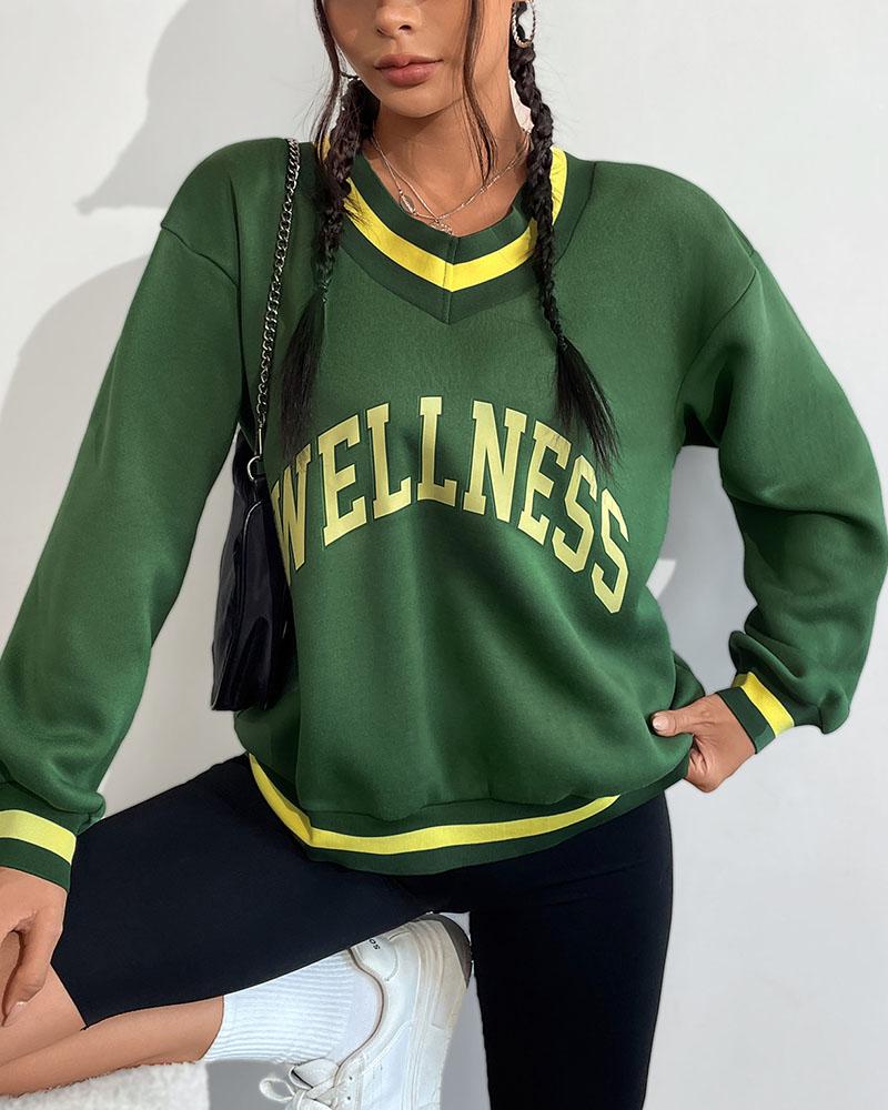 Wellness Contrast Color Jumper