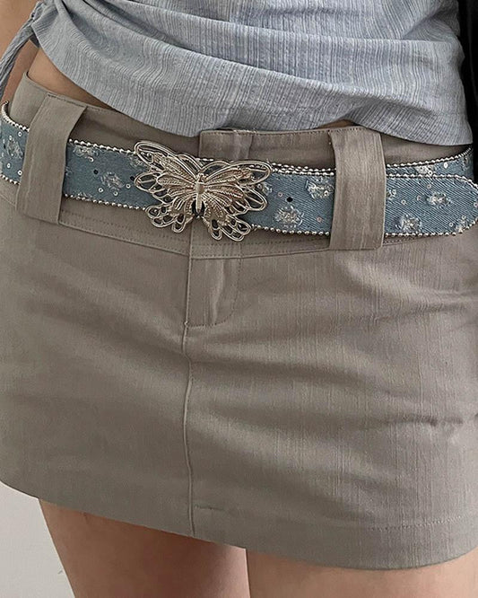 Tivermeuse Micro Skirt with Butterfly Belt