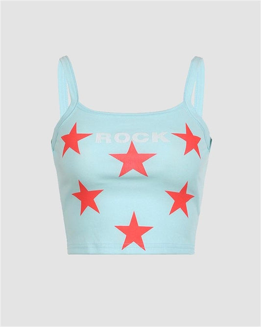 Daydosa Starry Cropped Top