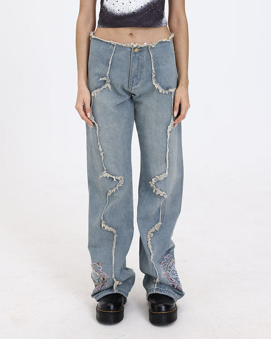 Distressed Buckaroo Jeans