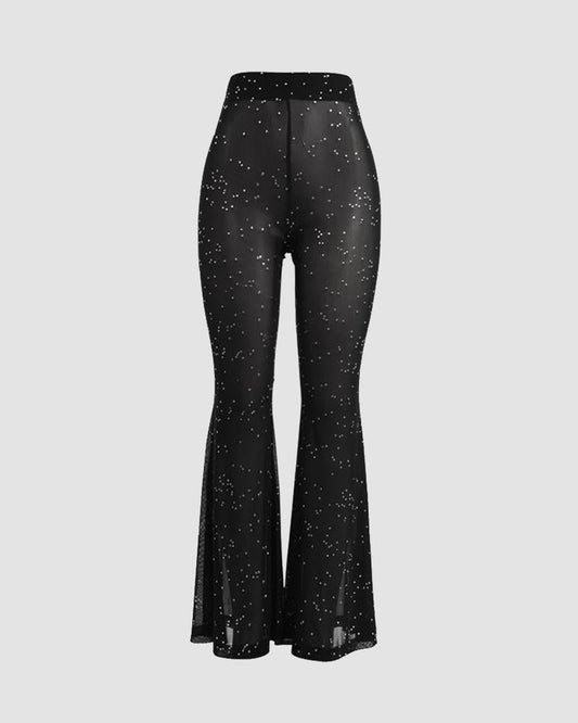 Lustrius Sparkle Mesh Pants