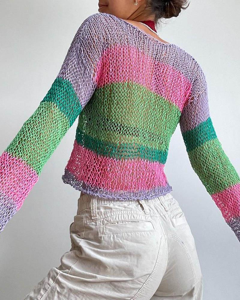 Coral Outpost Knitted Sweater